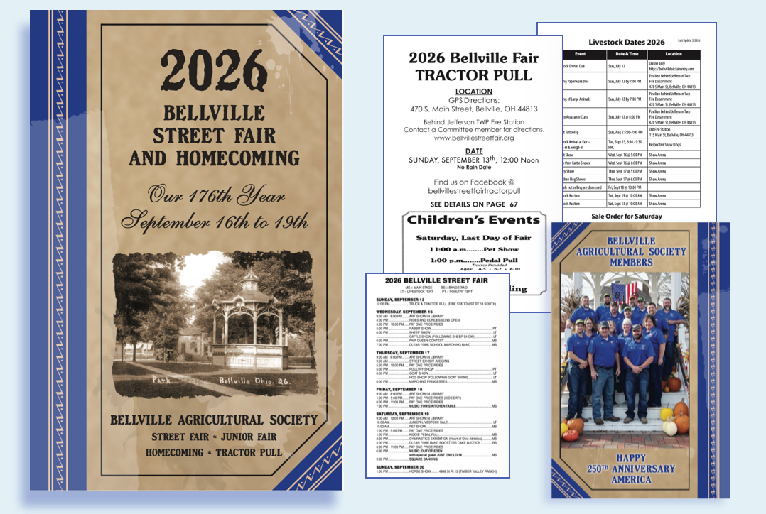 2026 Bellville Street Fair - Full Fair Book